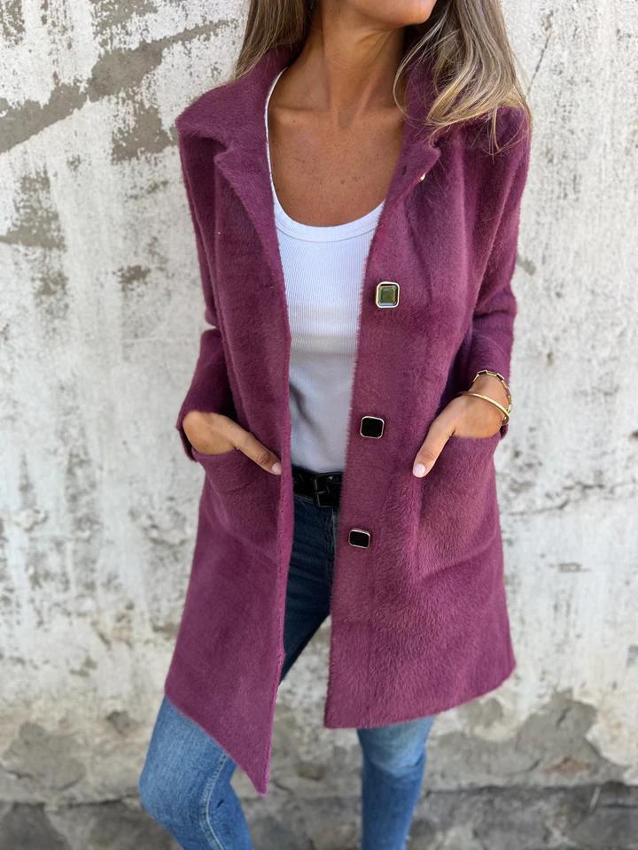 Feliz | Manteau classique à boutonnage simple