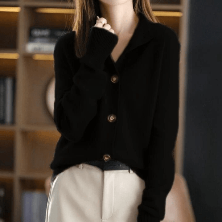 Andrea | Cardigan en tricot classique